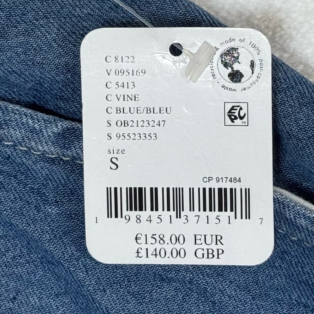 Free People We The Free Dakota Cinched Pull-On Wide-Leg Jeans Light Blue Size S - Picture 7 of 16